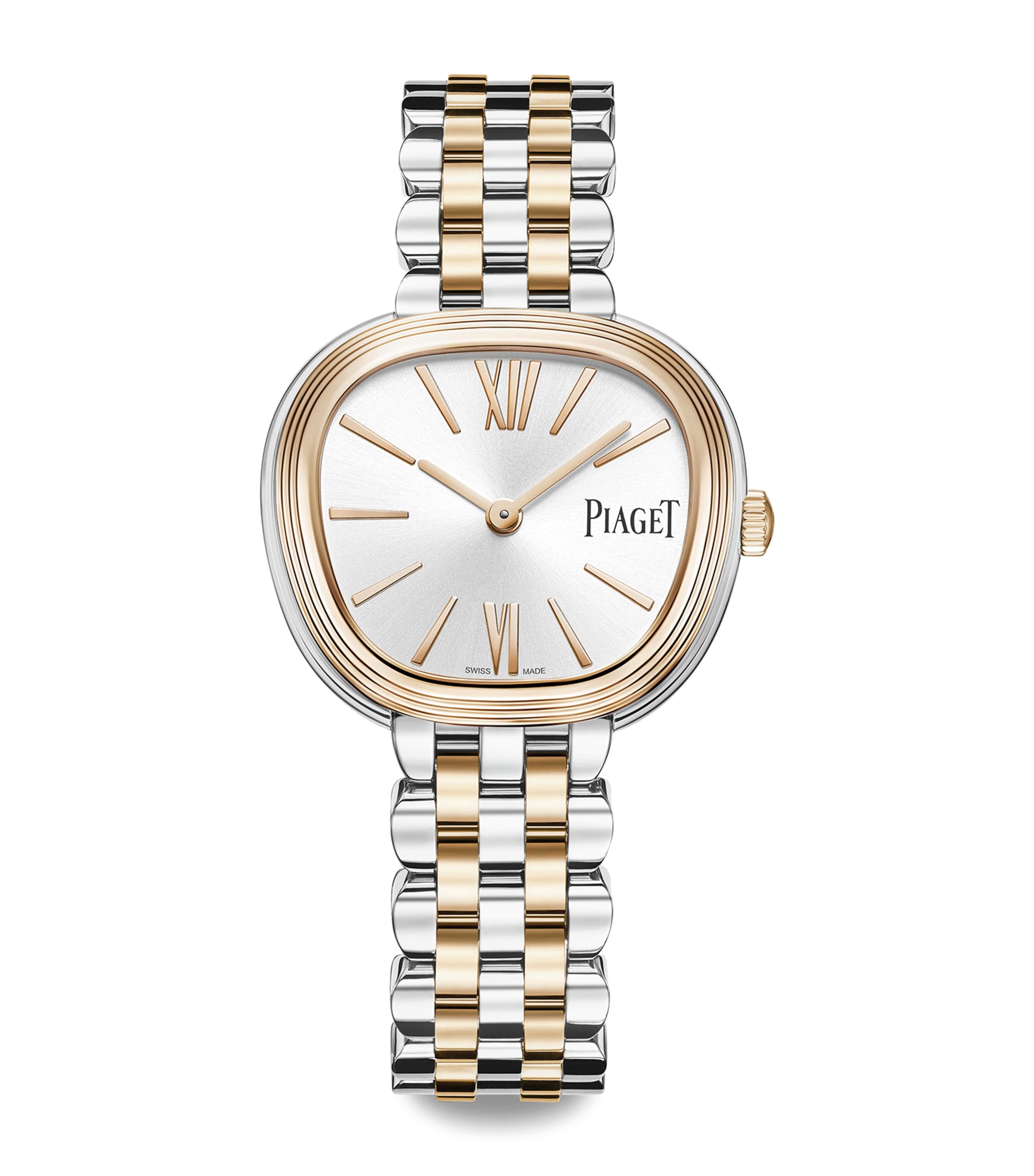 Piaget Stainless Steel and Rose Gold Sixtie Watch 29mm Steel + Gold