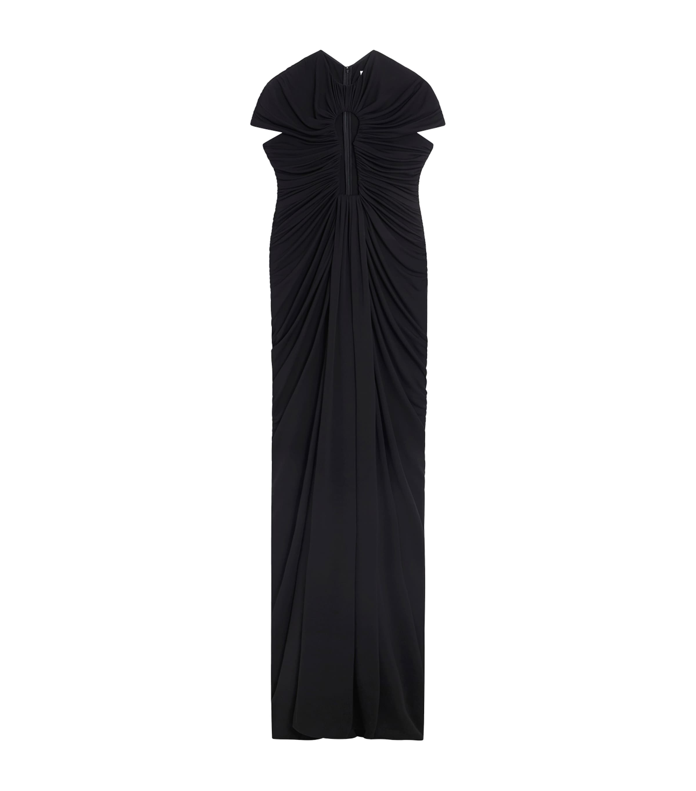 Schiaparelli Womens Keyhole Maxi Dress Black