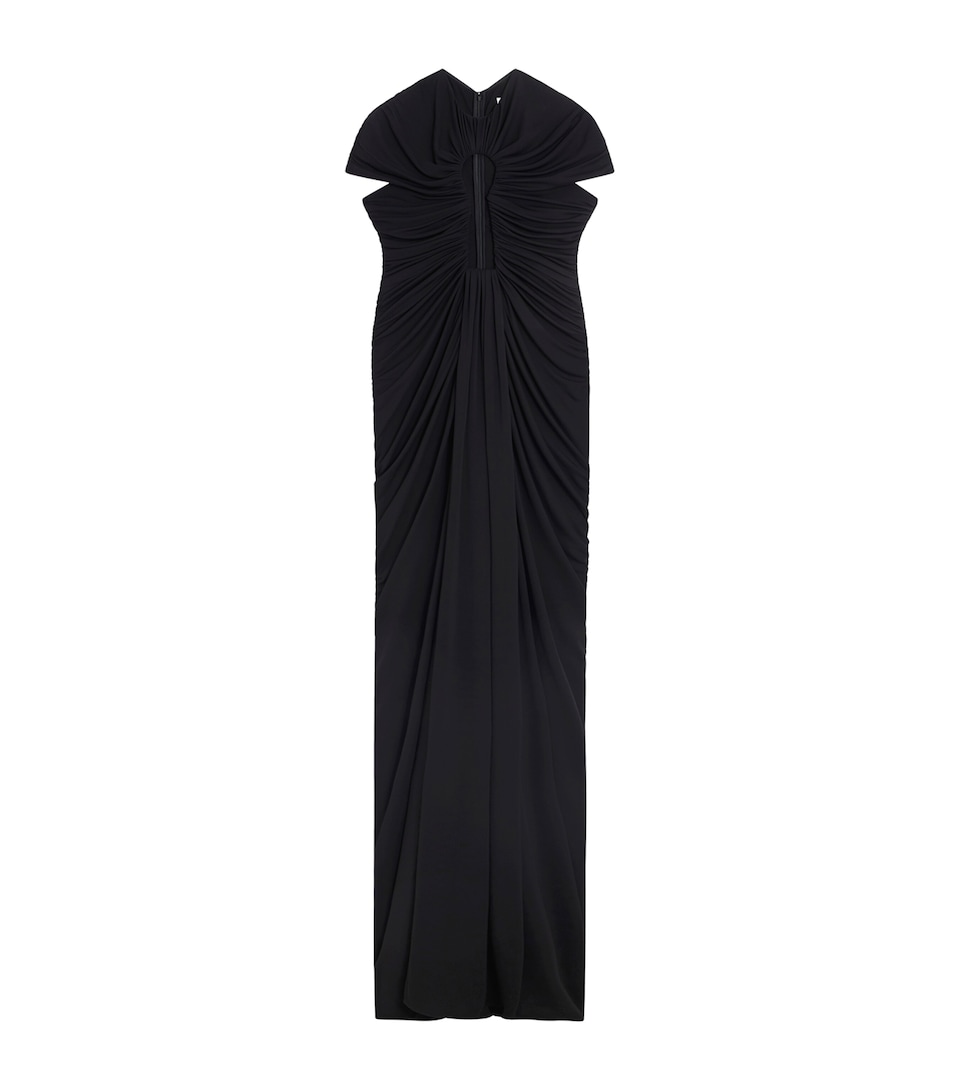 Schiaparelli Womens Keyhole Maxi Dress Black