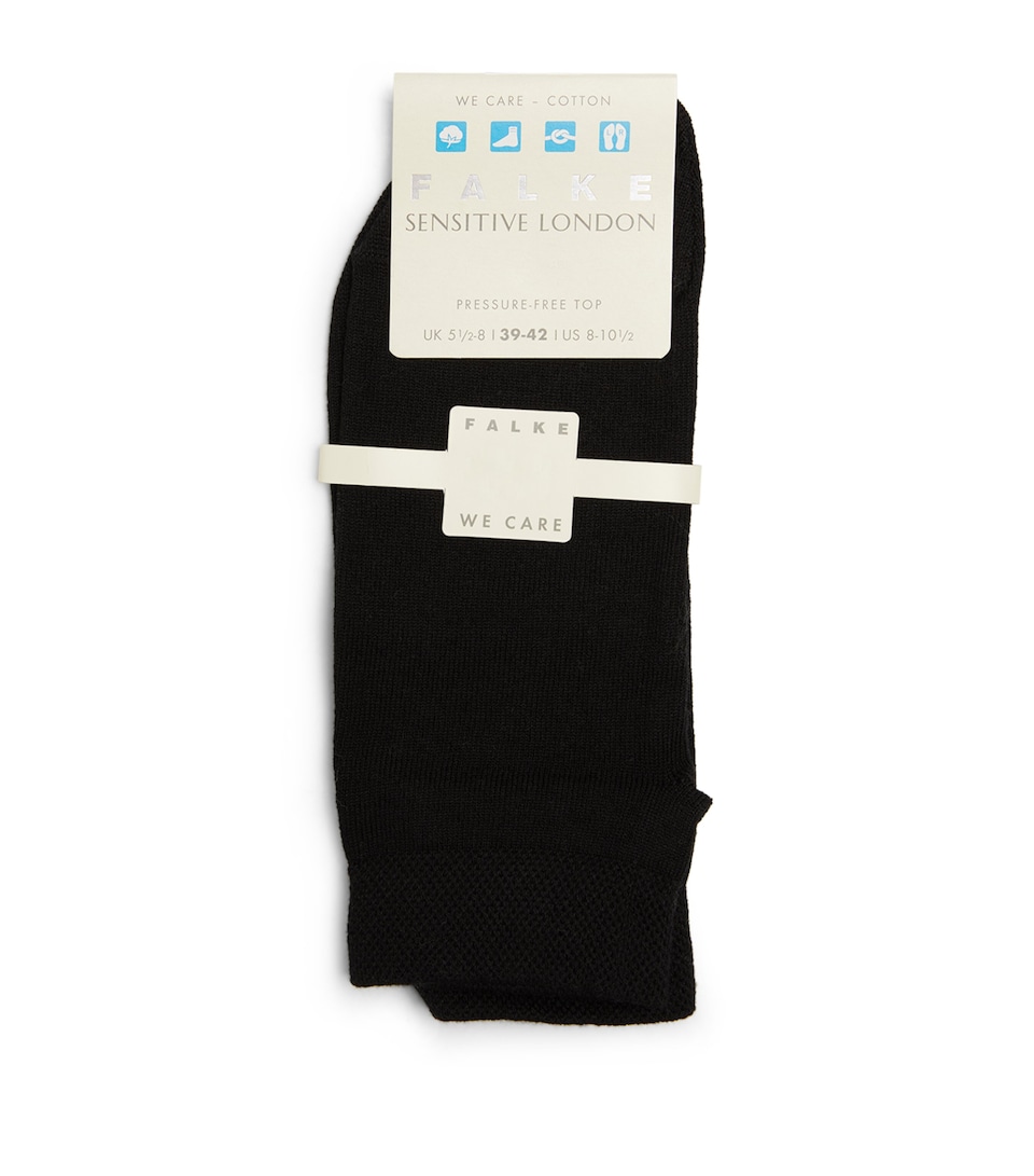 Falke Womens Sensitive London Knee-High Socks Black