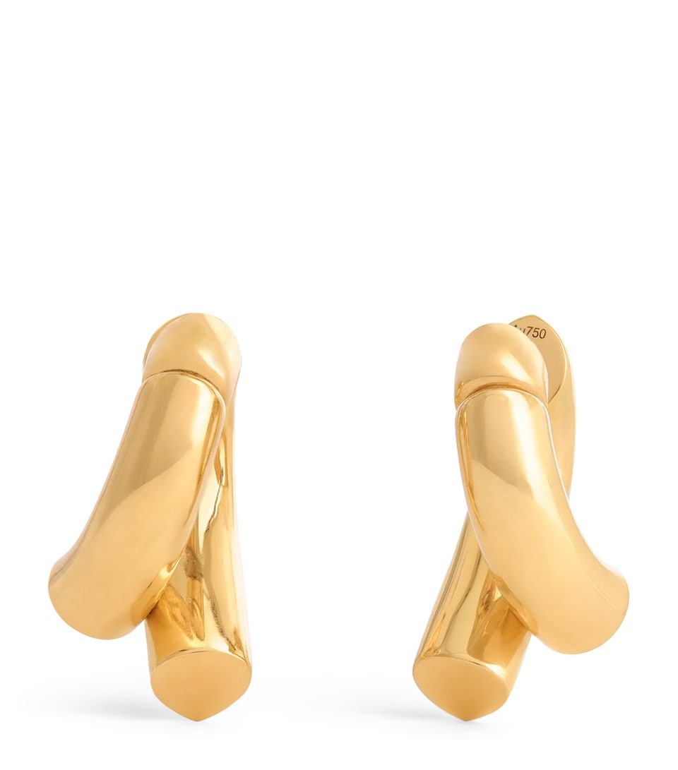 Yellow Gold Oera Hoop Earrings