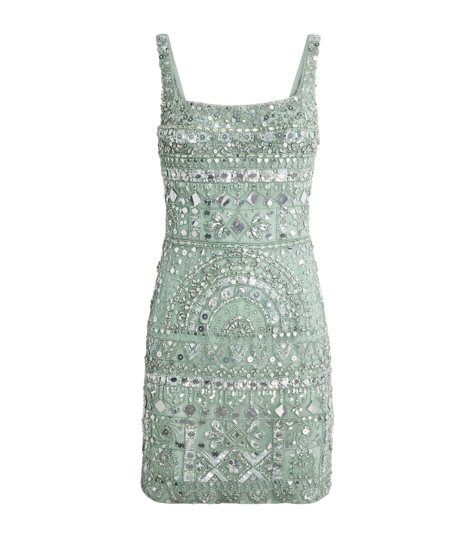 Embellished Mini Dress