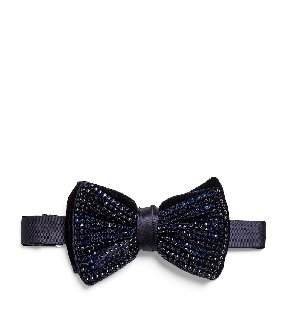 Silk Pre-Tied Embellished Bowtie