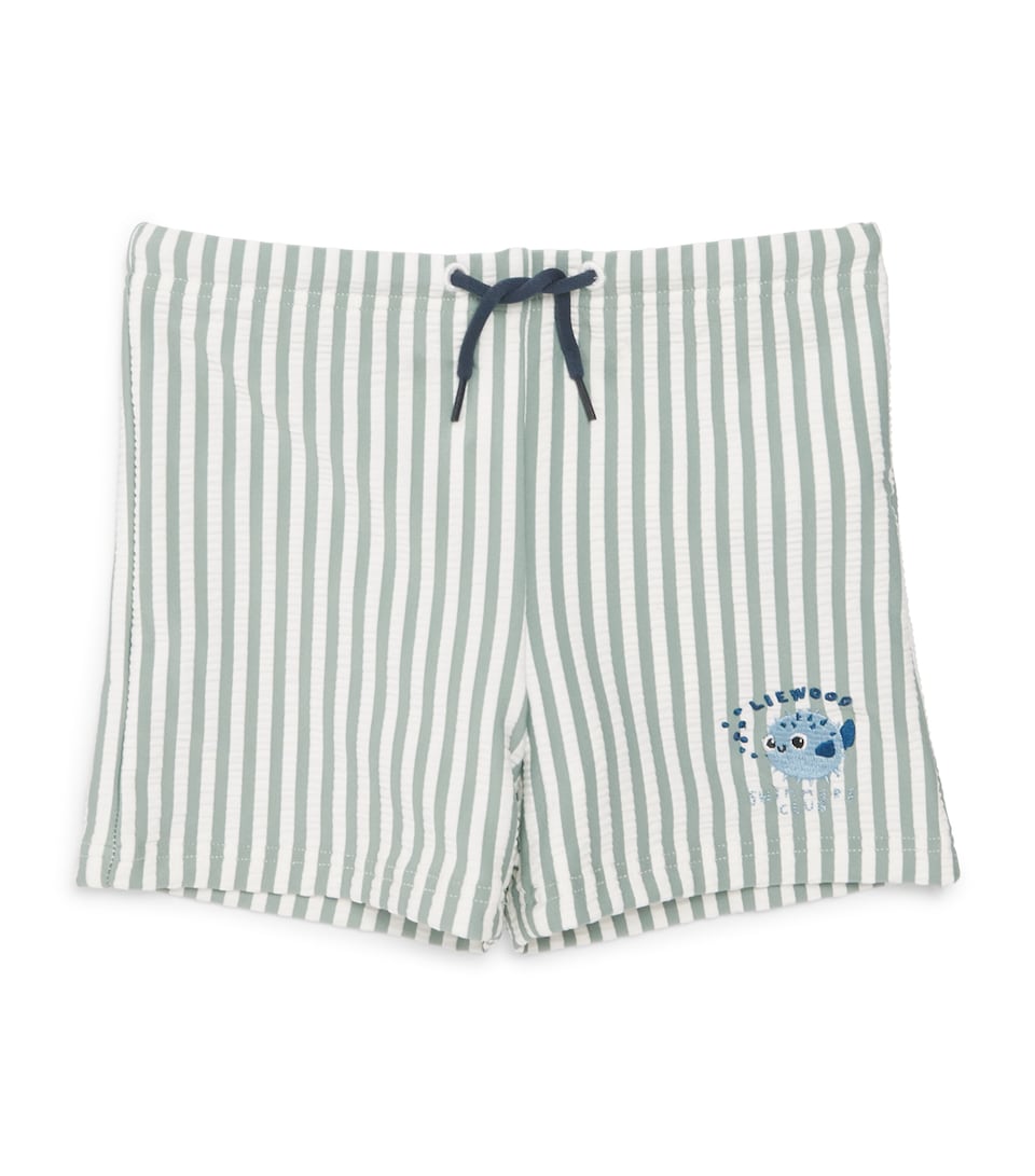 Seersuck Stripe Otto Swim Shorts (18 Months-4 Years)