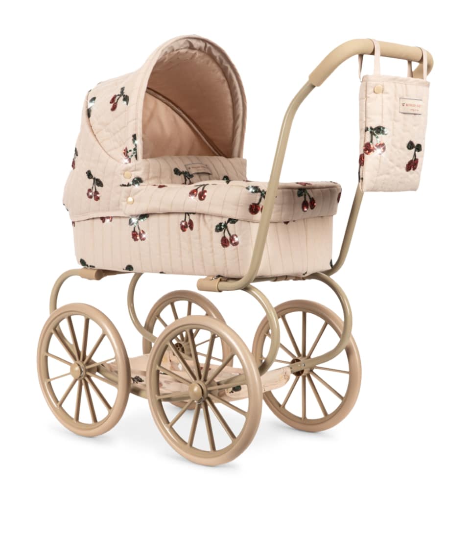 KONGES SLOJD Sequinned Minnie Doll Pram Mon Cheri