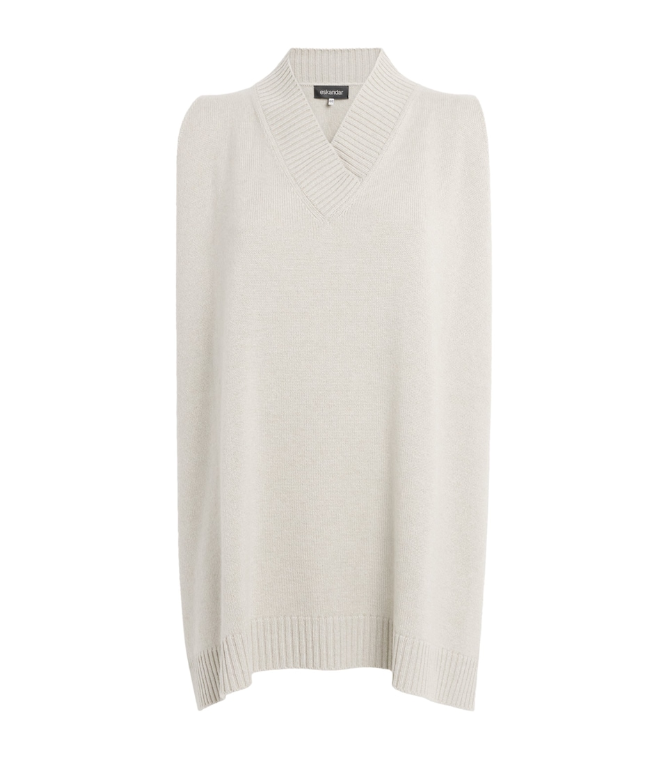 Cashmere Crossover Sweater Vest