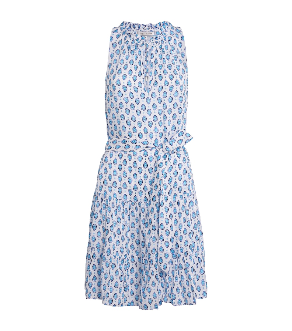 Ruffle-Neck La Croisette Mini Dress