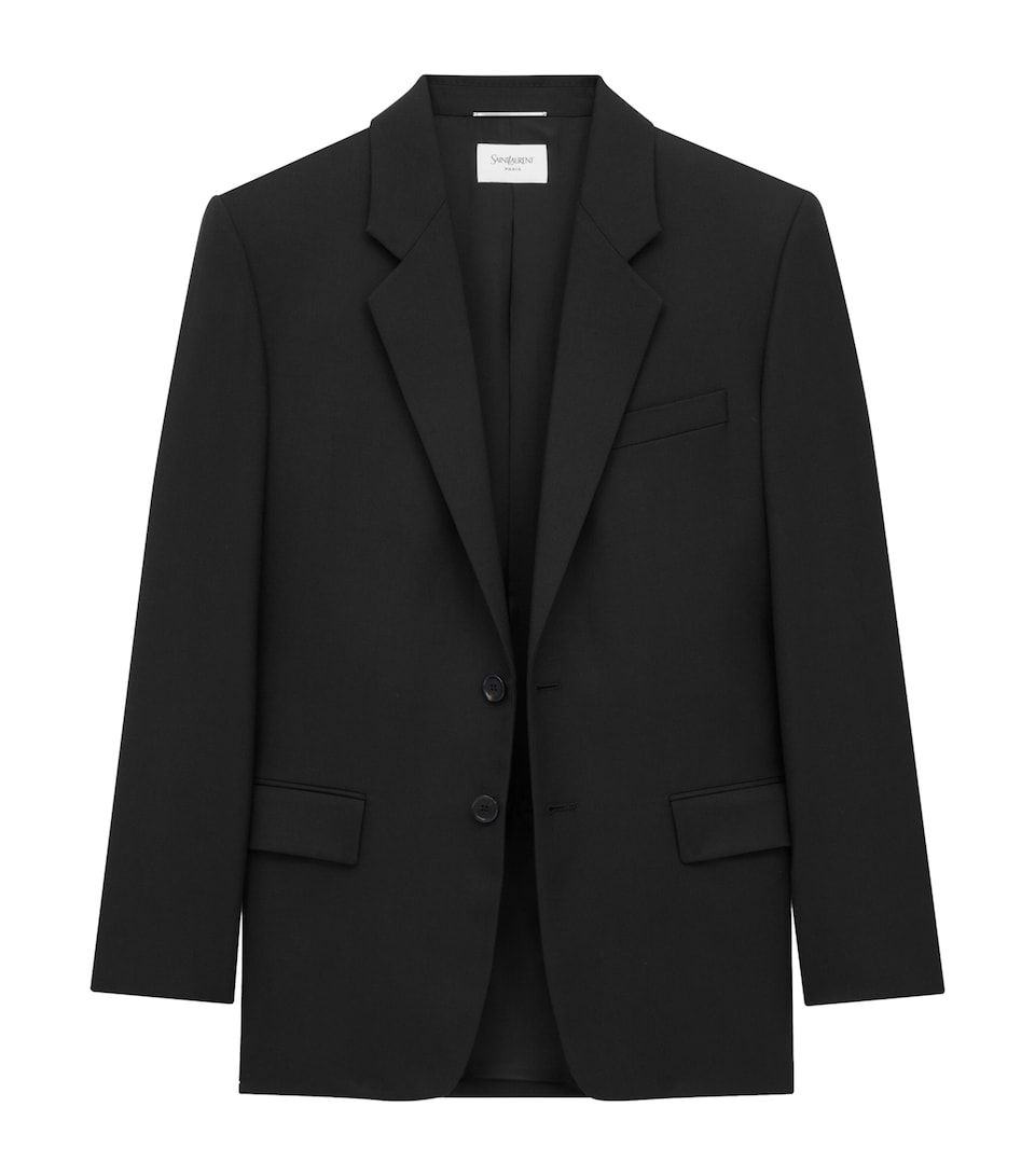 Wool Single-Breasted Jacket