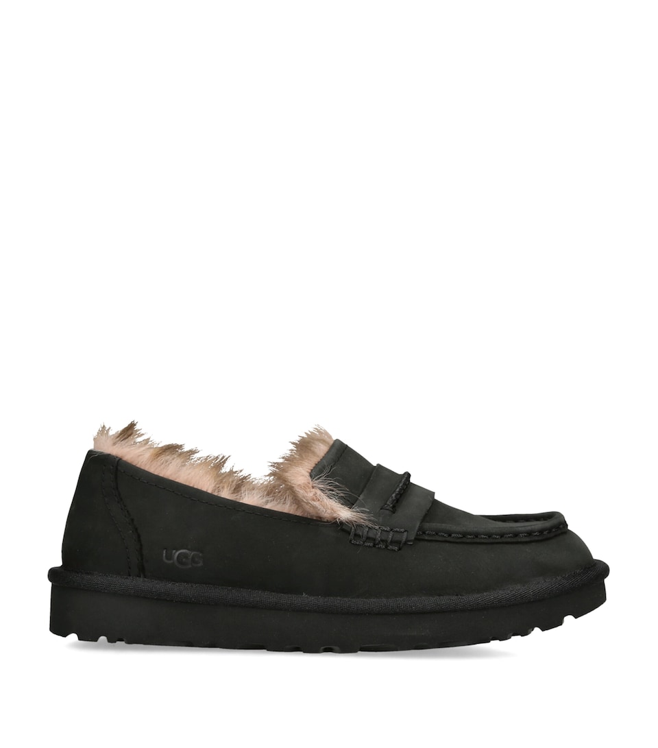 UGG Nubuck Ellis Loafers Black