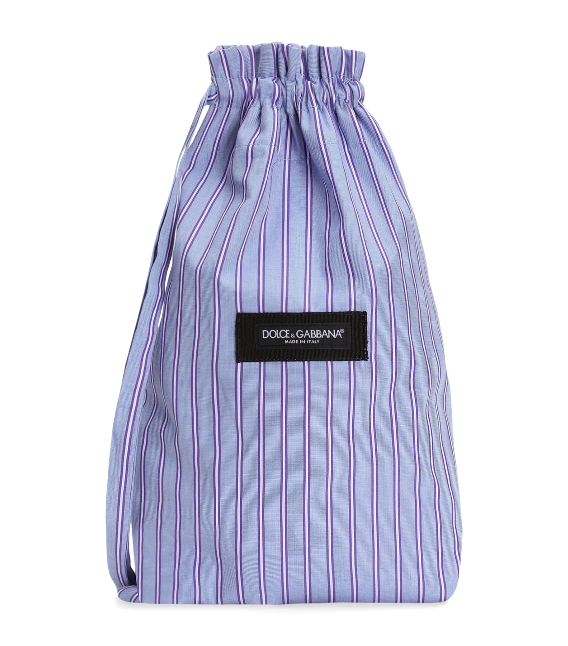 Dolce&Gabbana Cotton Poplin Crossbody Pouch Multicolor Azz