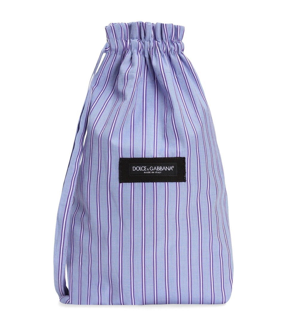 Dolce&Gabbana Cotton Poplin Crossbody Pouch Multicolor Azz