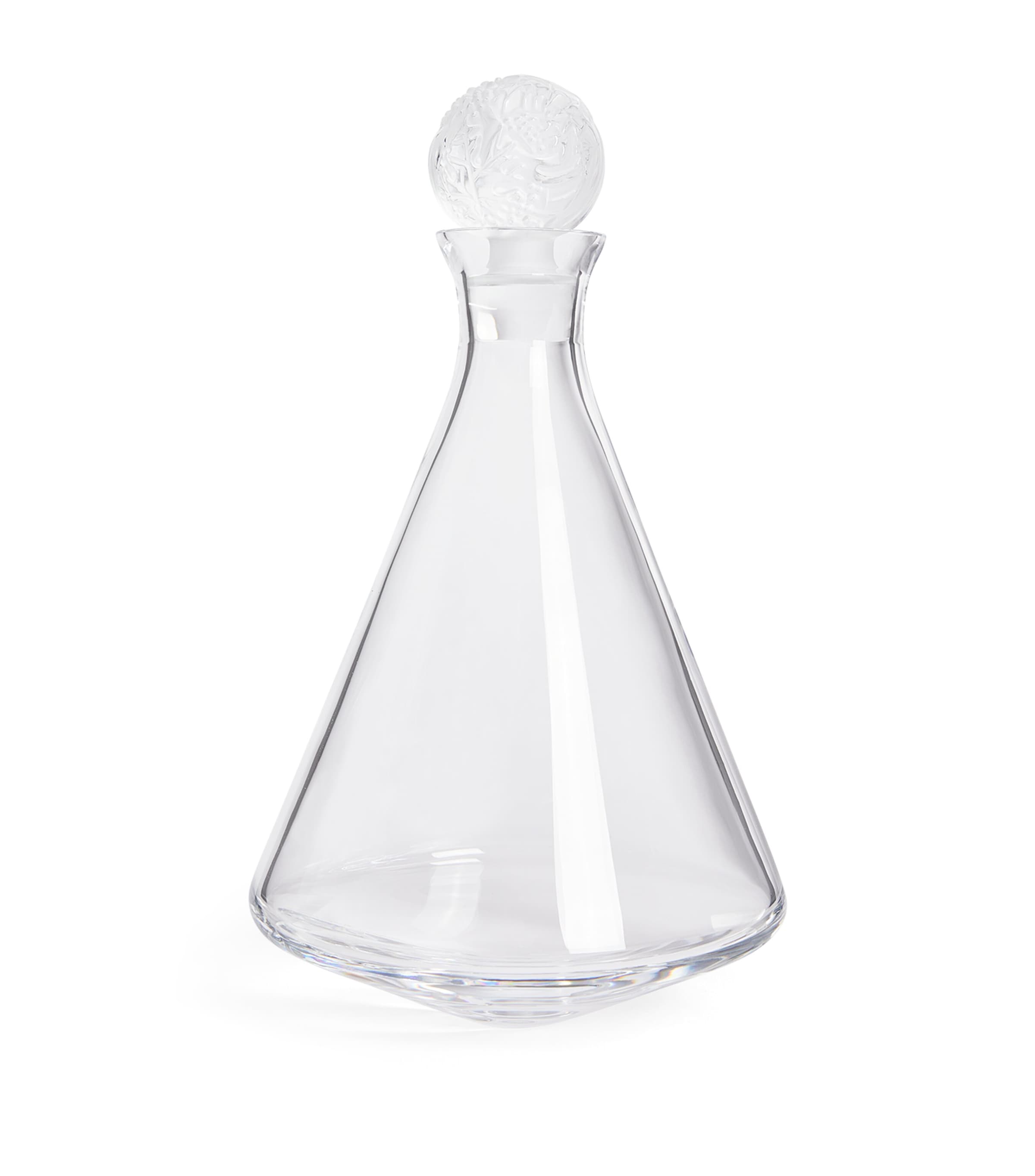 Lalique Crystal Merlot Decanter Incolore