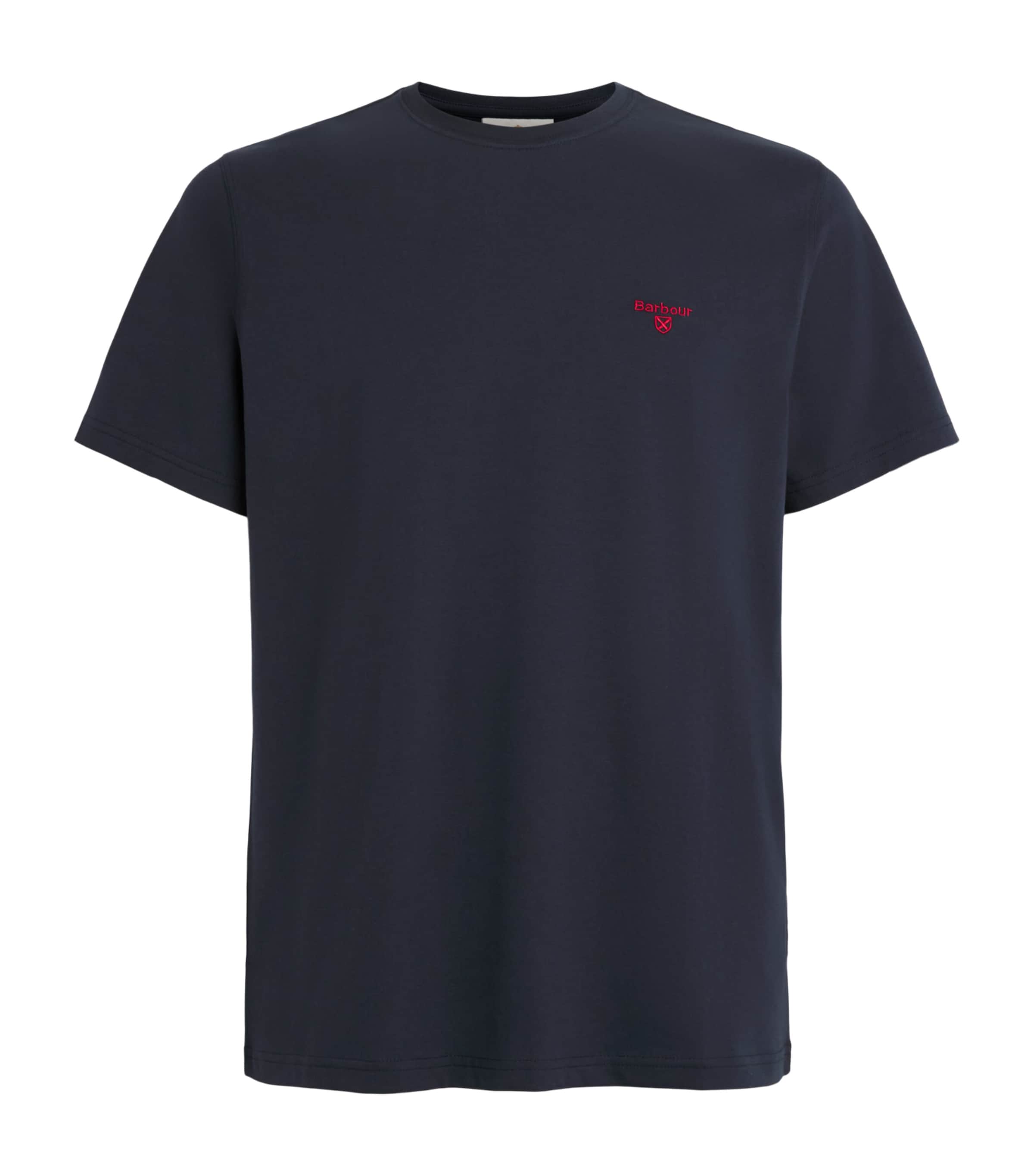 Barbour Mens Cotton Essential Sports T-Shirt Navy