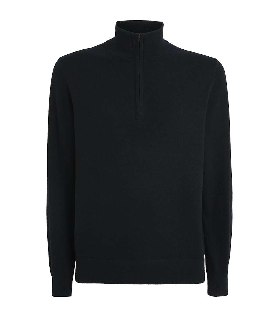 Cashmere Quarter-Zip Sweater