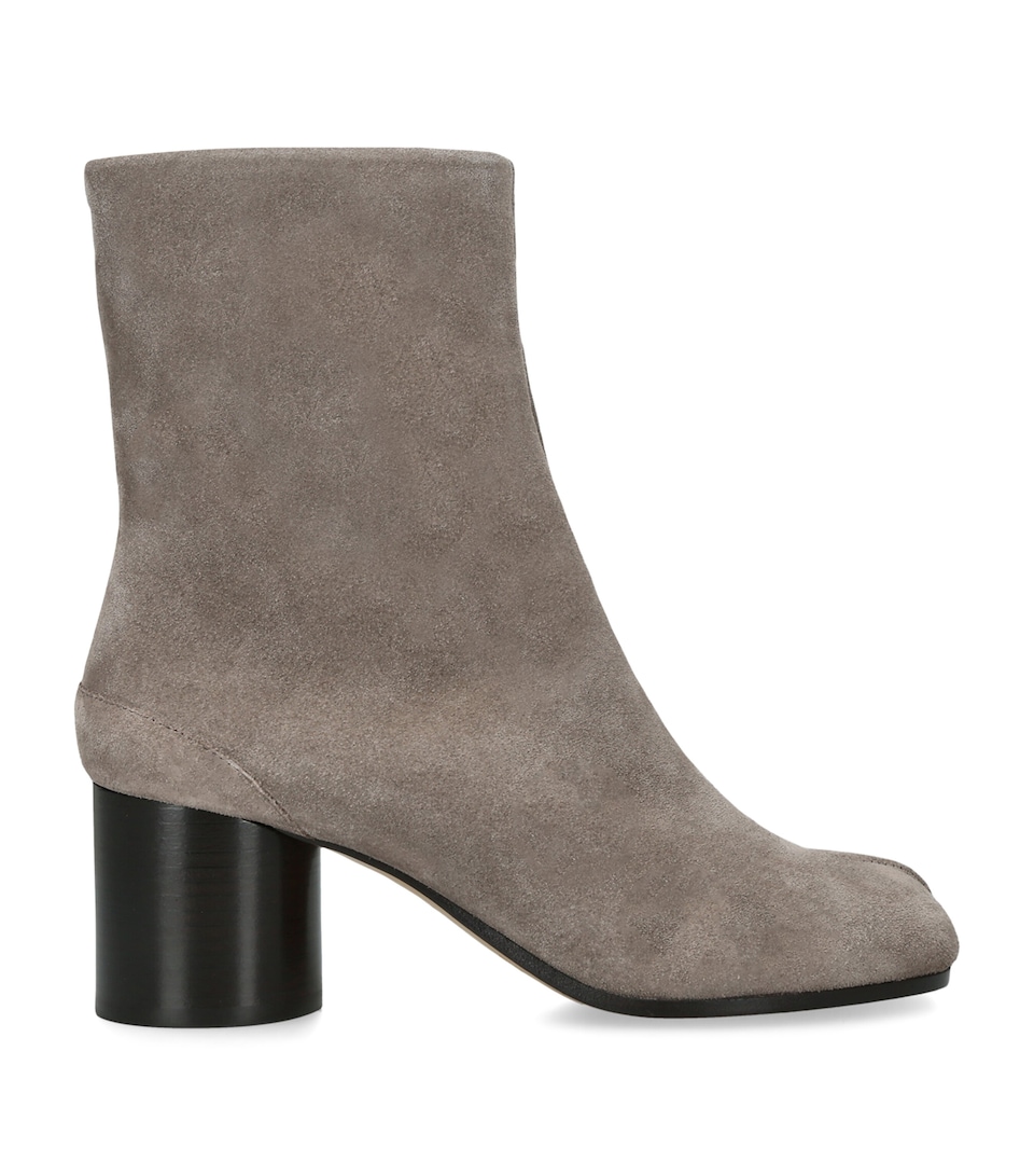 Maison Margiela Suede Tabi Ankle Boots 60 Taupe