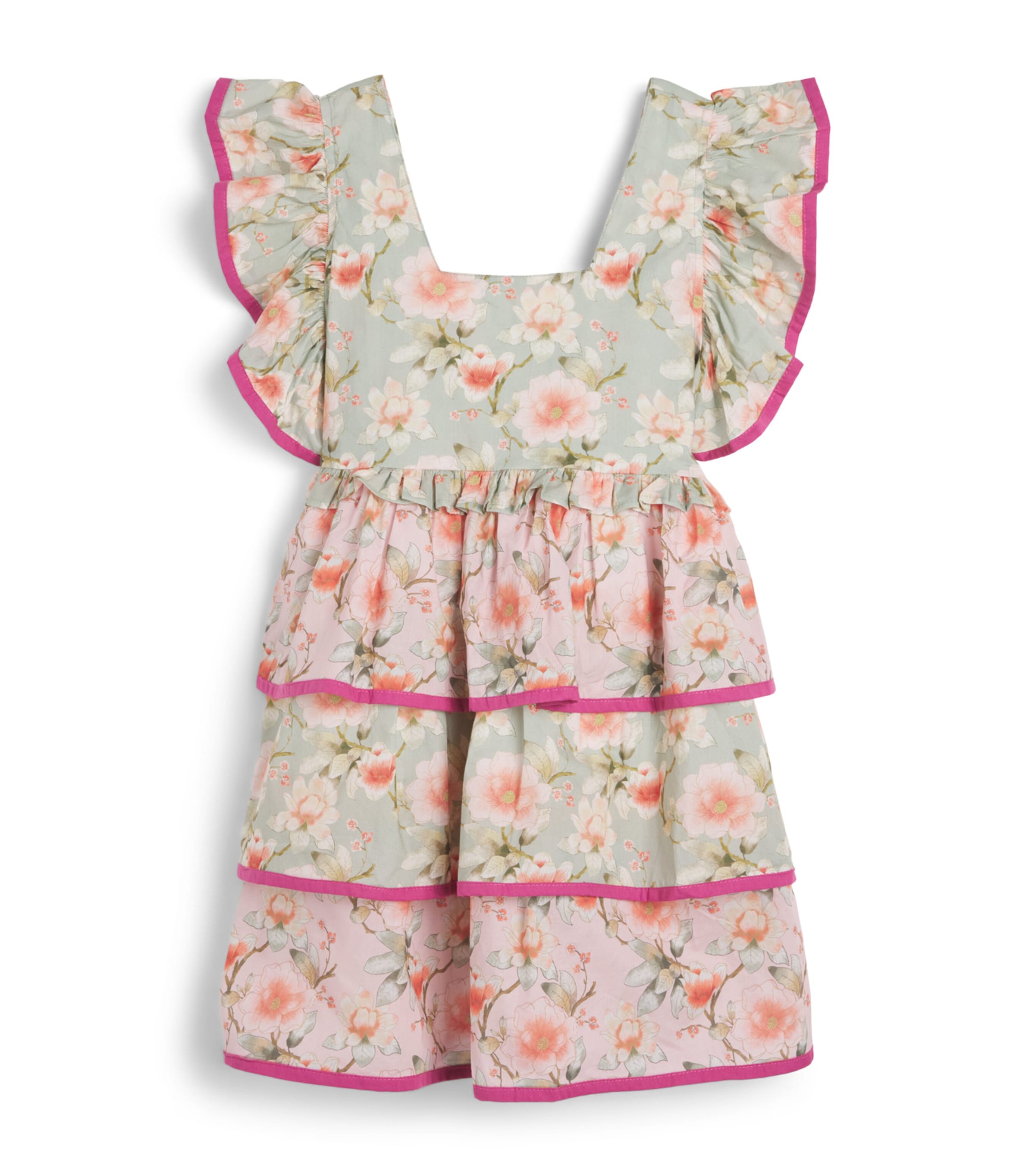 Olga Valentine Cotton Blossom Tilly Dress (2-9 Years) Petal/blossom
