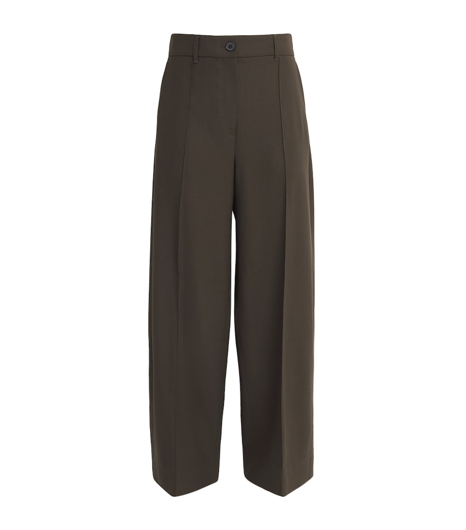 Pintuck Tapered Trousers
