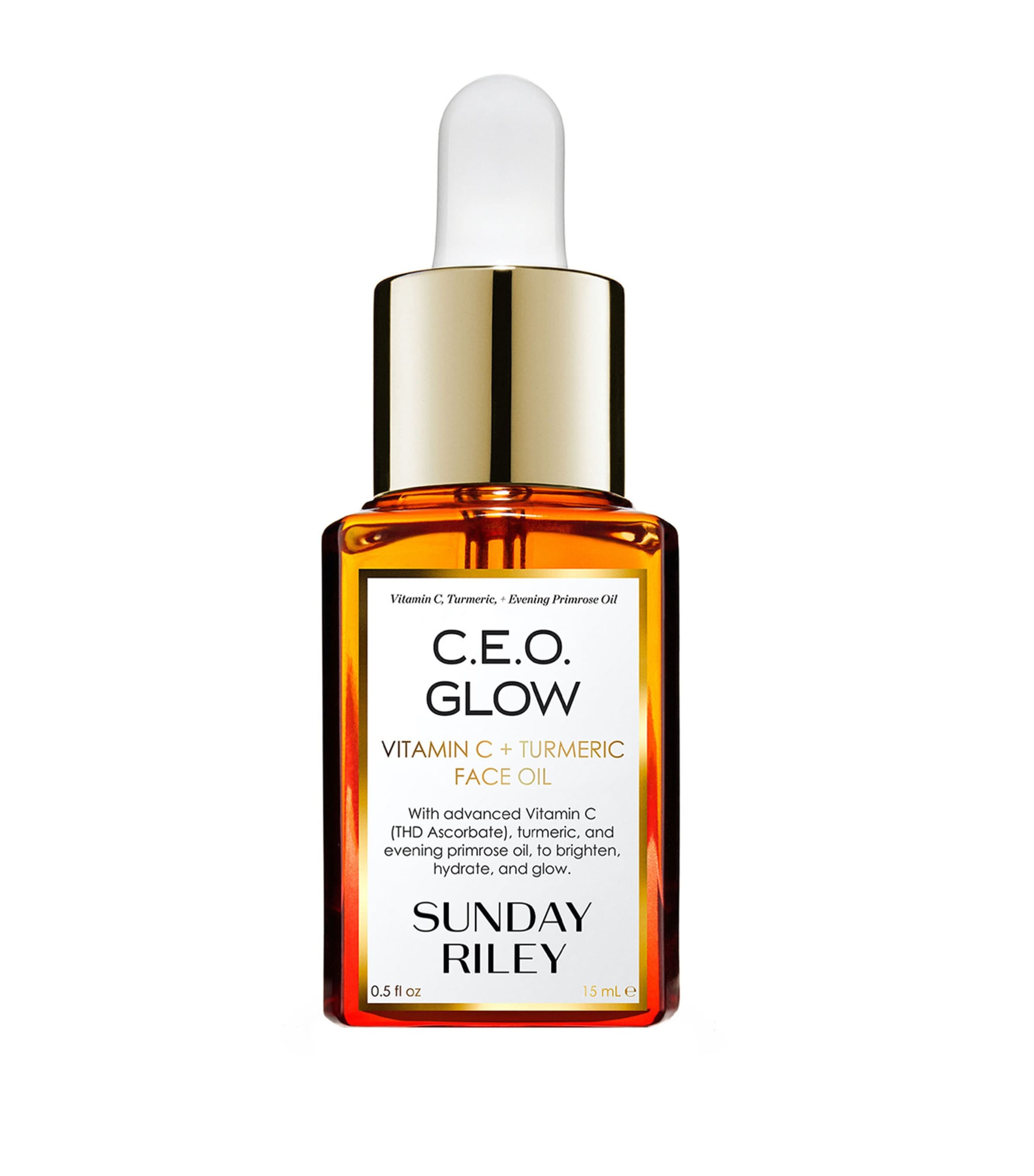 Sunday Riley C.E.O. Glow Vitamin C + Turmeric Face Oil (15ml)