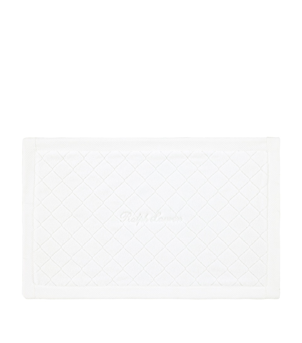 Ralph Lauren Home Dulaney Bath Mat (50cm x 80cm) White