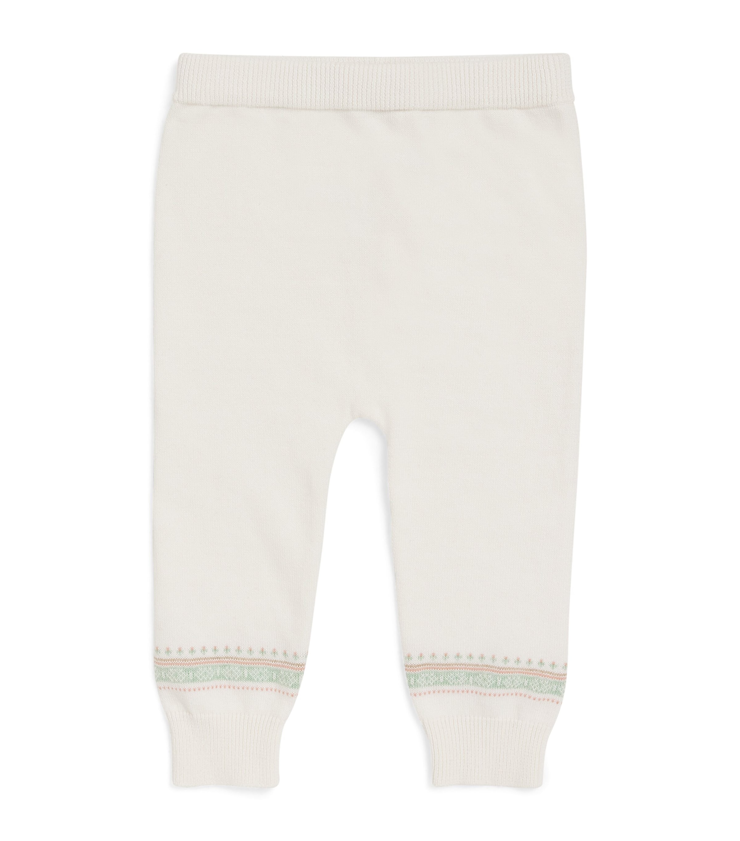 Harrods Organic Cotton Fair Isle Trousers (0-24 Months)