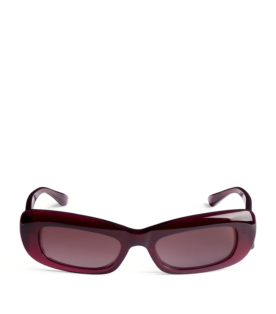 Balenciaga Diva Rectangle Sunglasses