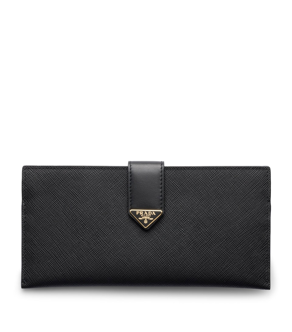 Large Saffiano Leather Wallet