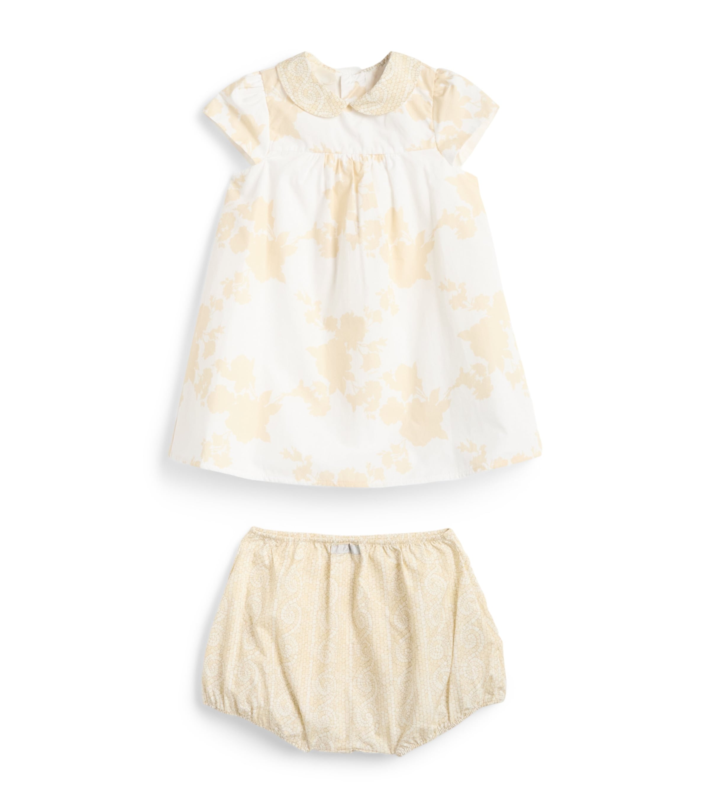 Versace Kids Cotton Poplin Floral Dress (1-18 Months)