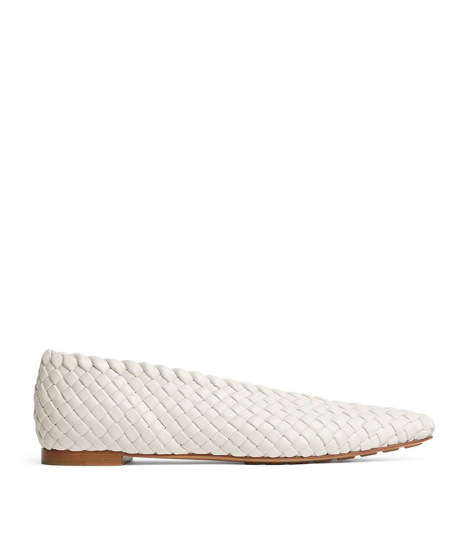 Intreccio Leather Sofia Ballet Flats