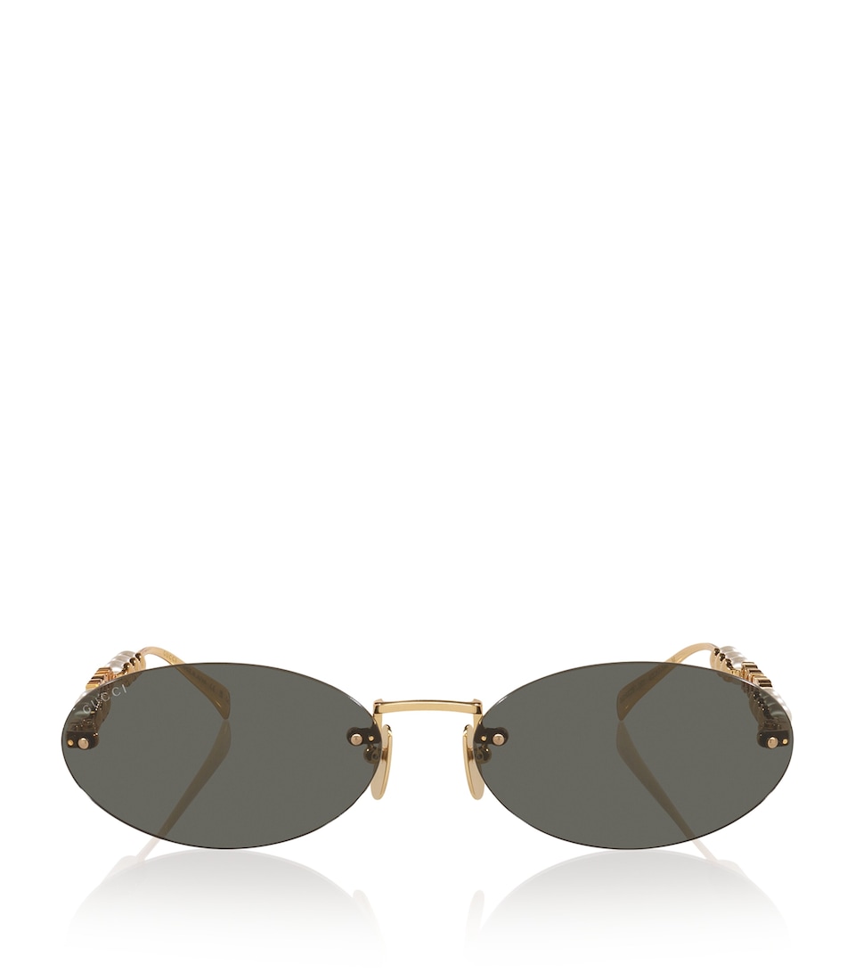 Gucci Metal Round Sunglasses