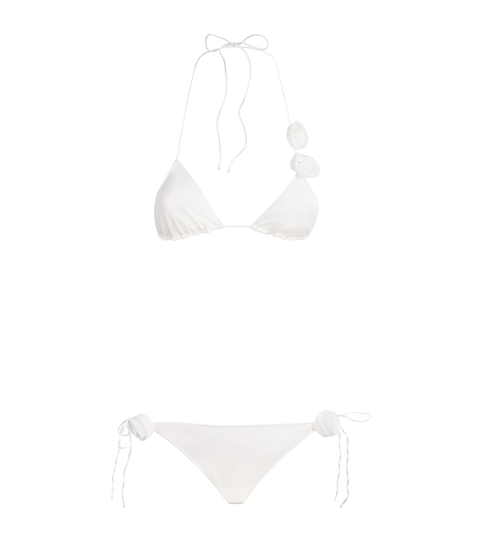 Oséree Womens Rose Bikini Pearl
