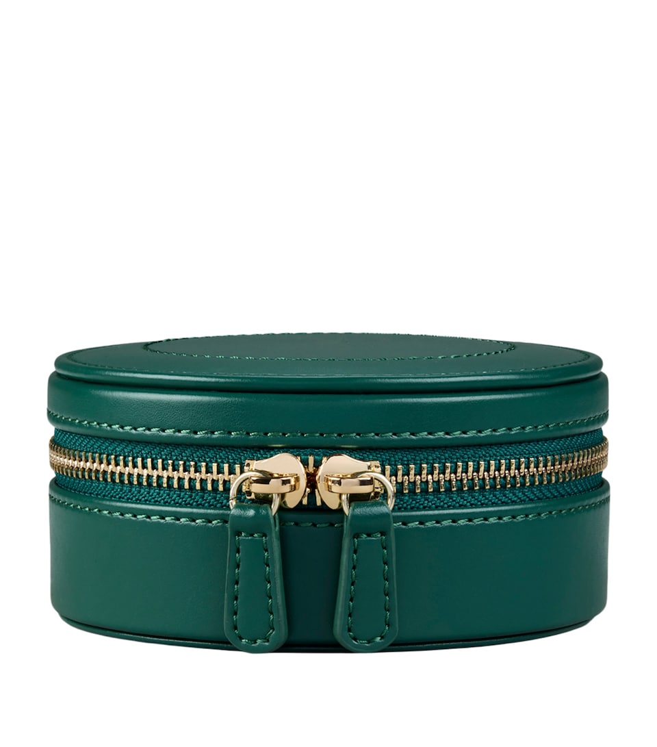 WOLF x Fiona Howard Sophia Round Bracelet Travel Case Frst Grn Frut Boticl