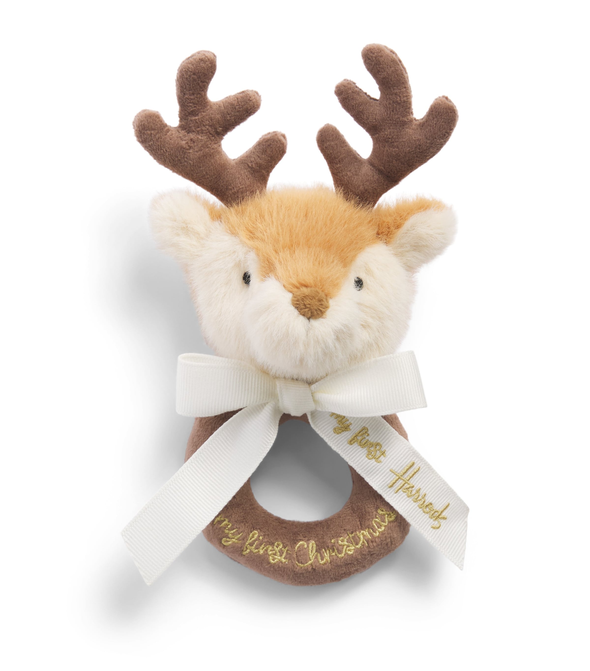 Harrods My First Christmas Reindeer Rattle