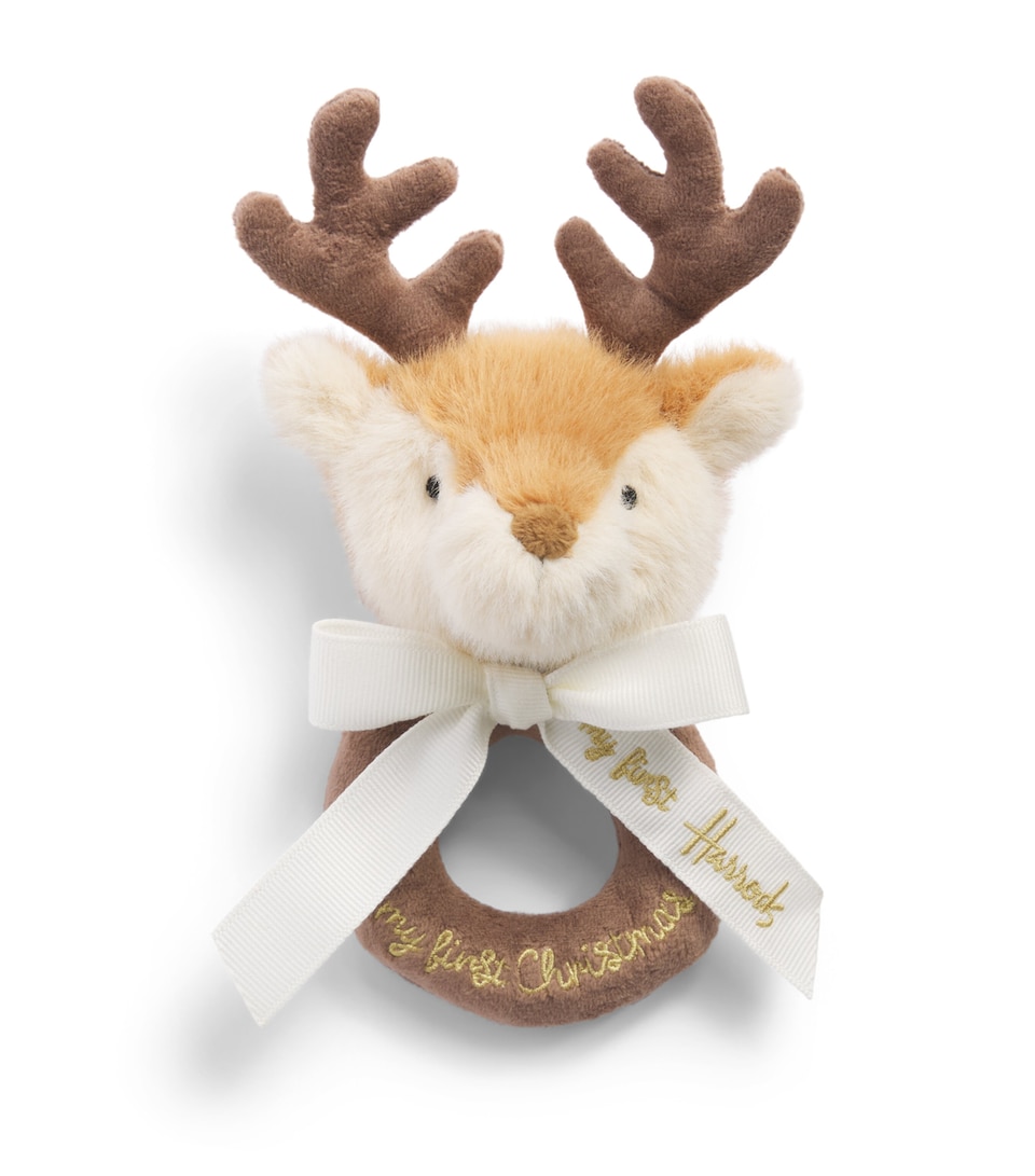 Harrods My First Christmas Reindeer Rattle