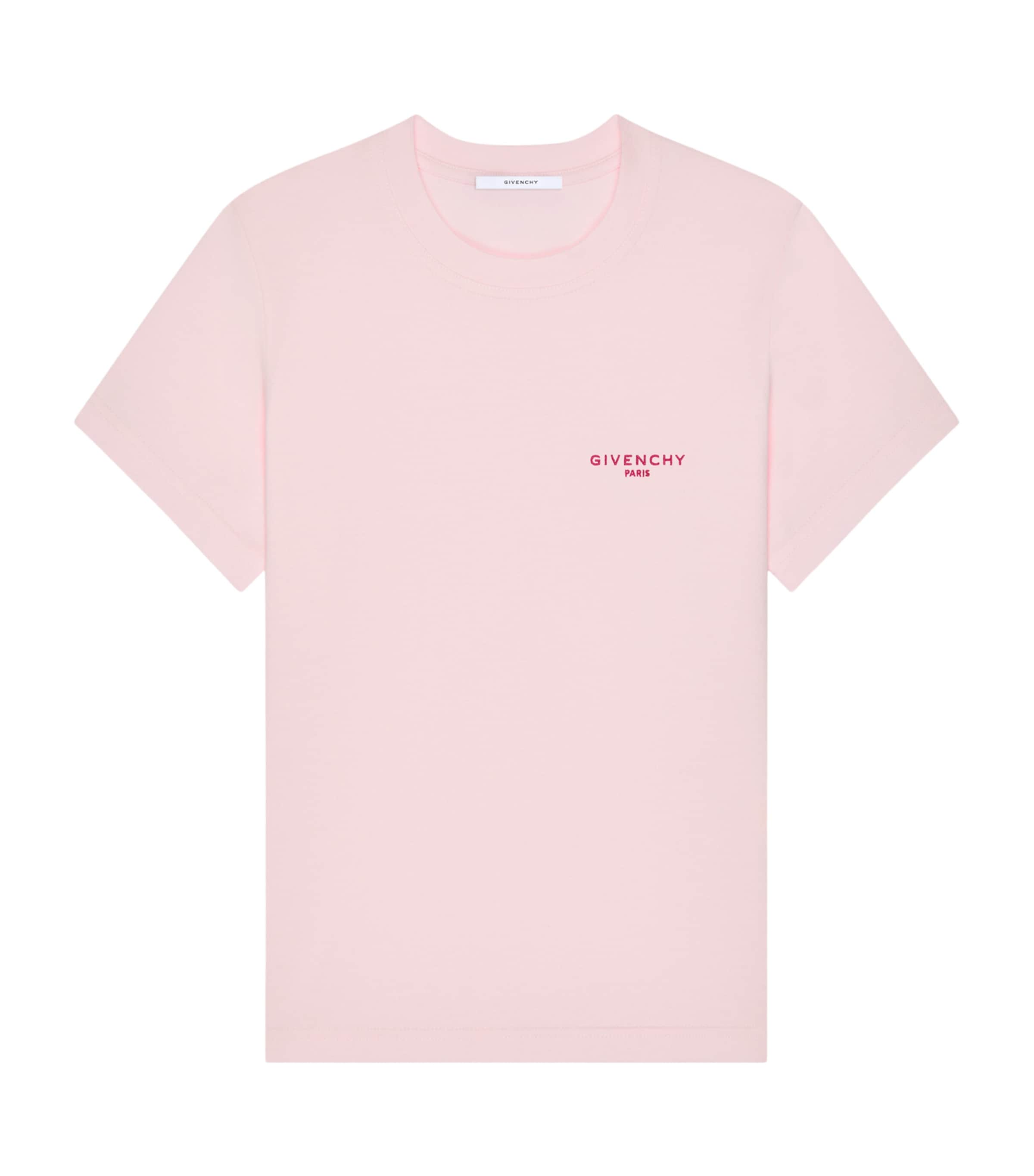 Givenchy Womens Cotton Embroidered-Logo T-Shirt