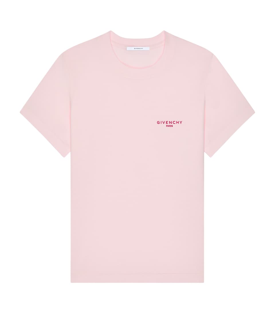Givenchy Womens Cotton Embroidered-Logo T-Shirt