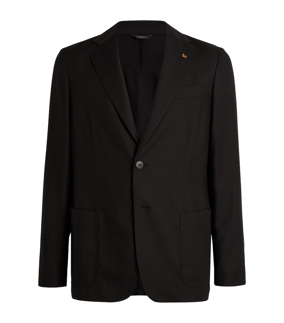 Colombo Mens Cashmere 4.0 Robert Blazer Black