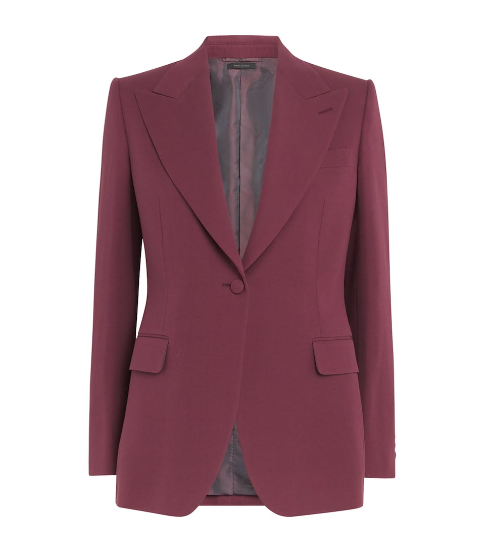 Silk-Wool Flavia Blazer