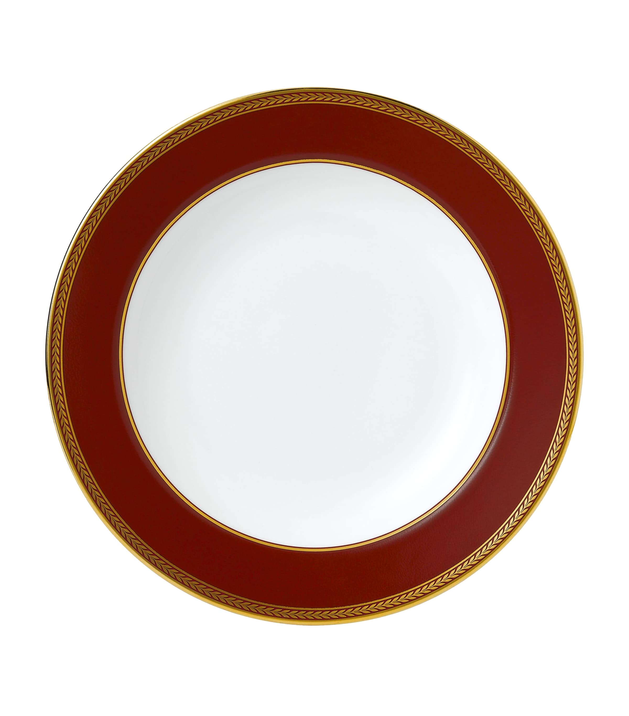 Wedgwood Renaissance Red Soup Plate (23cm) Red