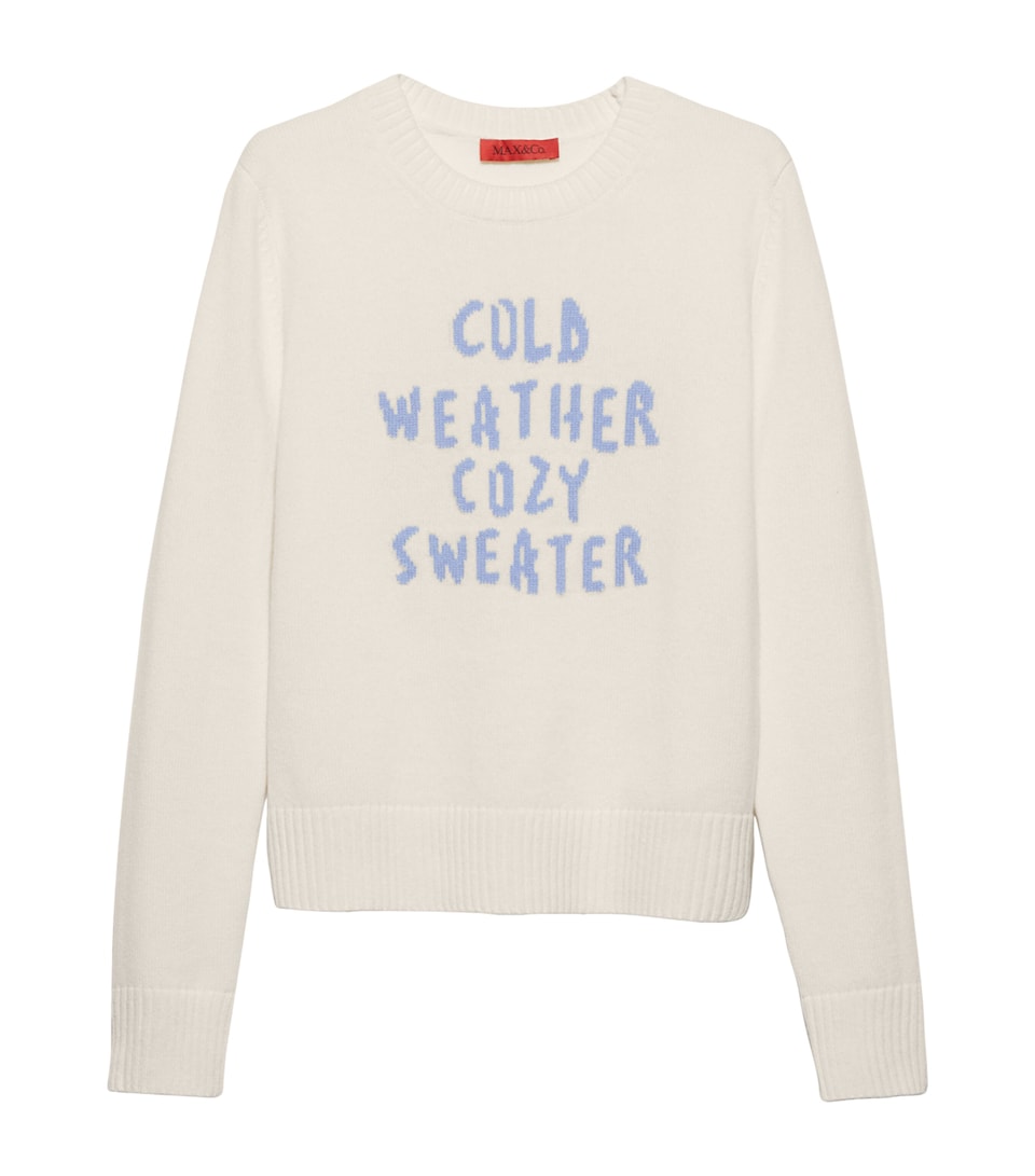 Wool-Cashmere Embroidered Sweater