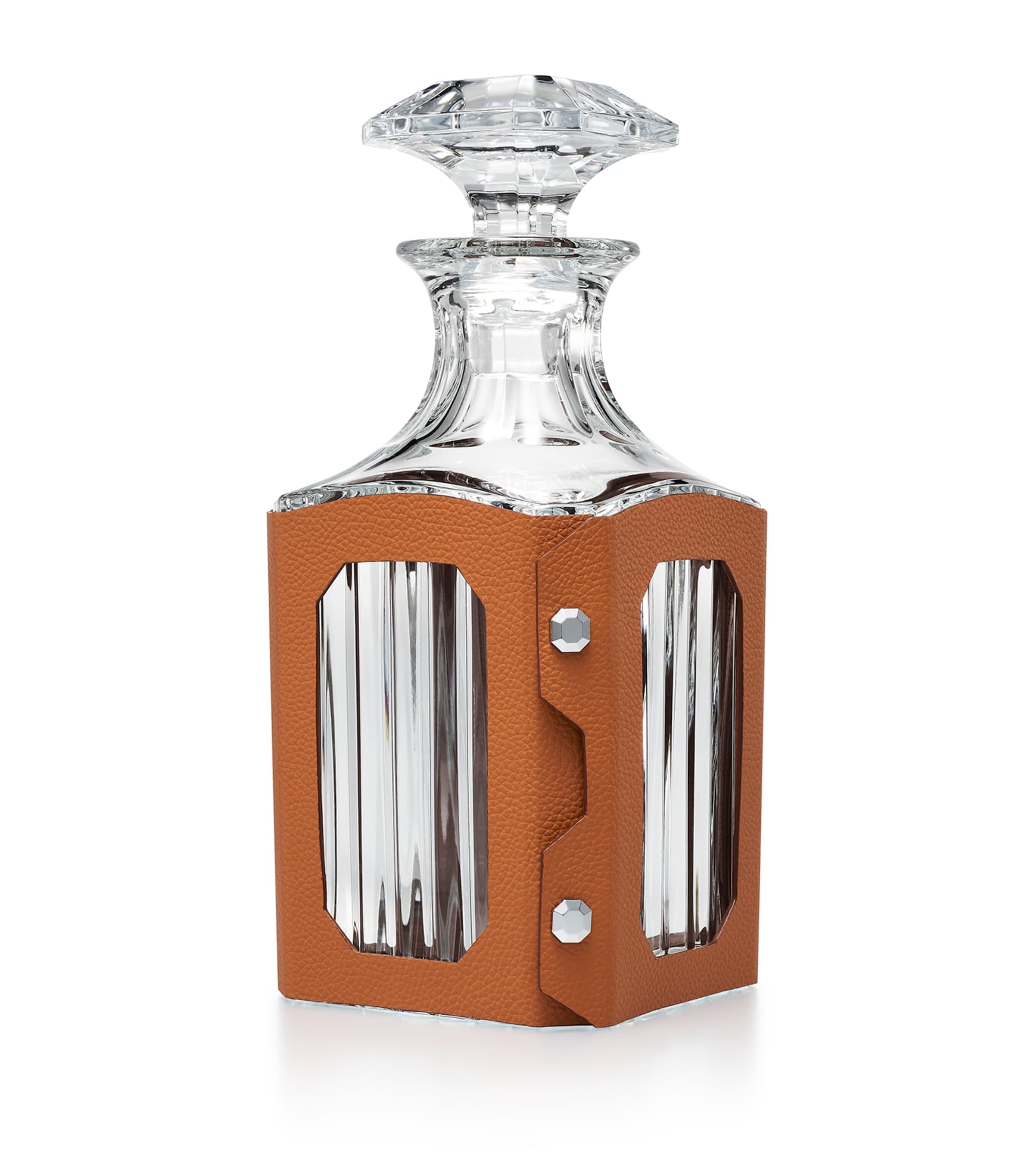 Leather Octogone Decanter Case