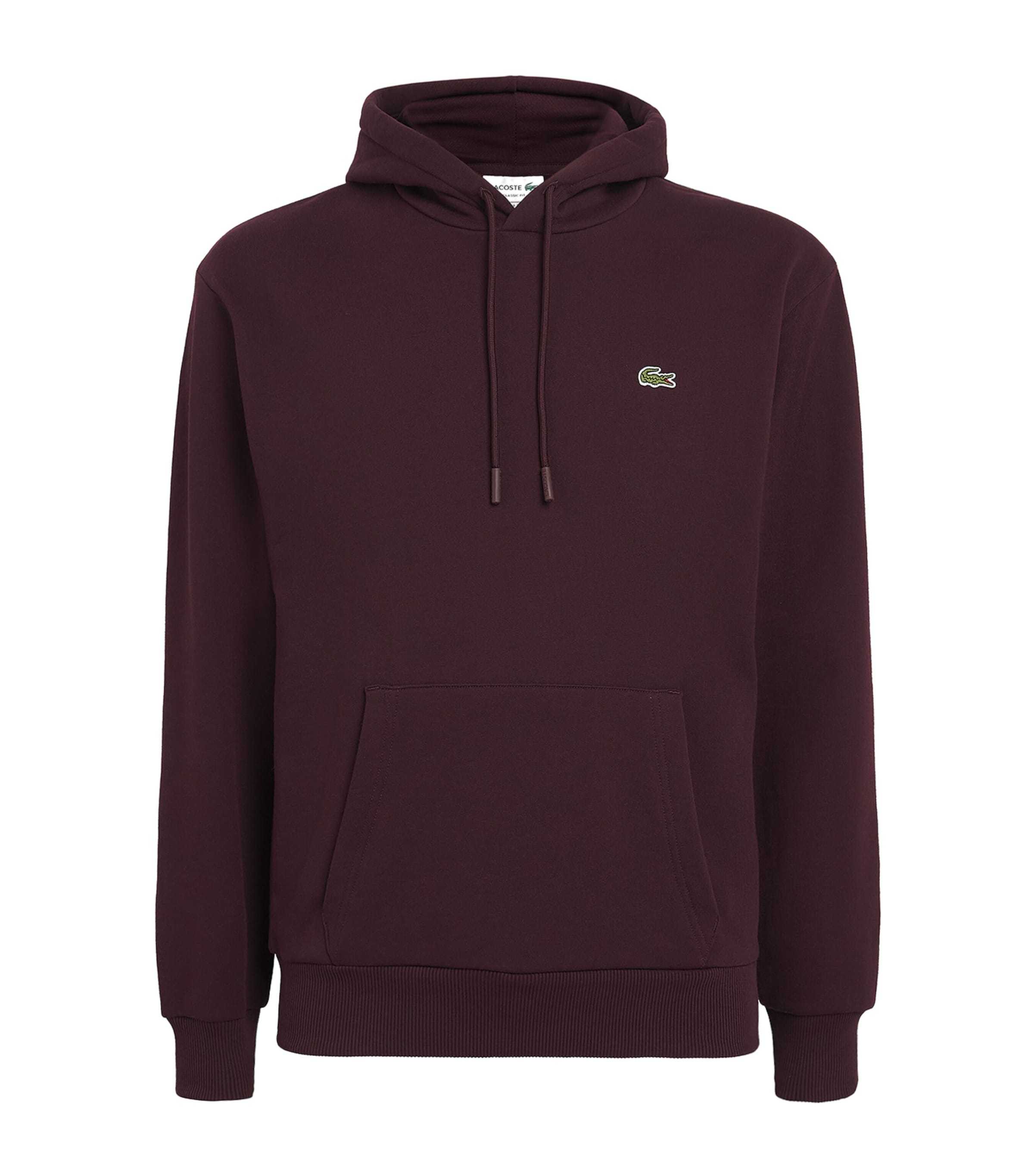 Lacoste Mens Fleece Logo Hoodie Oxalis