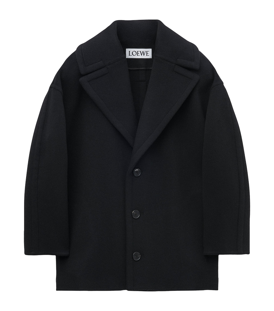 Wool Single-Breasted Coat