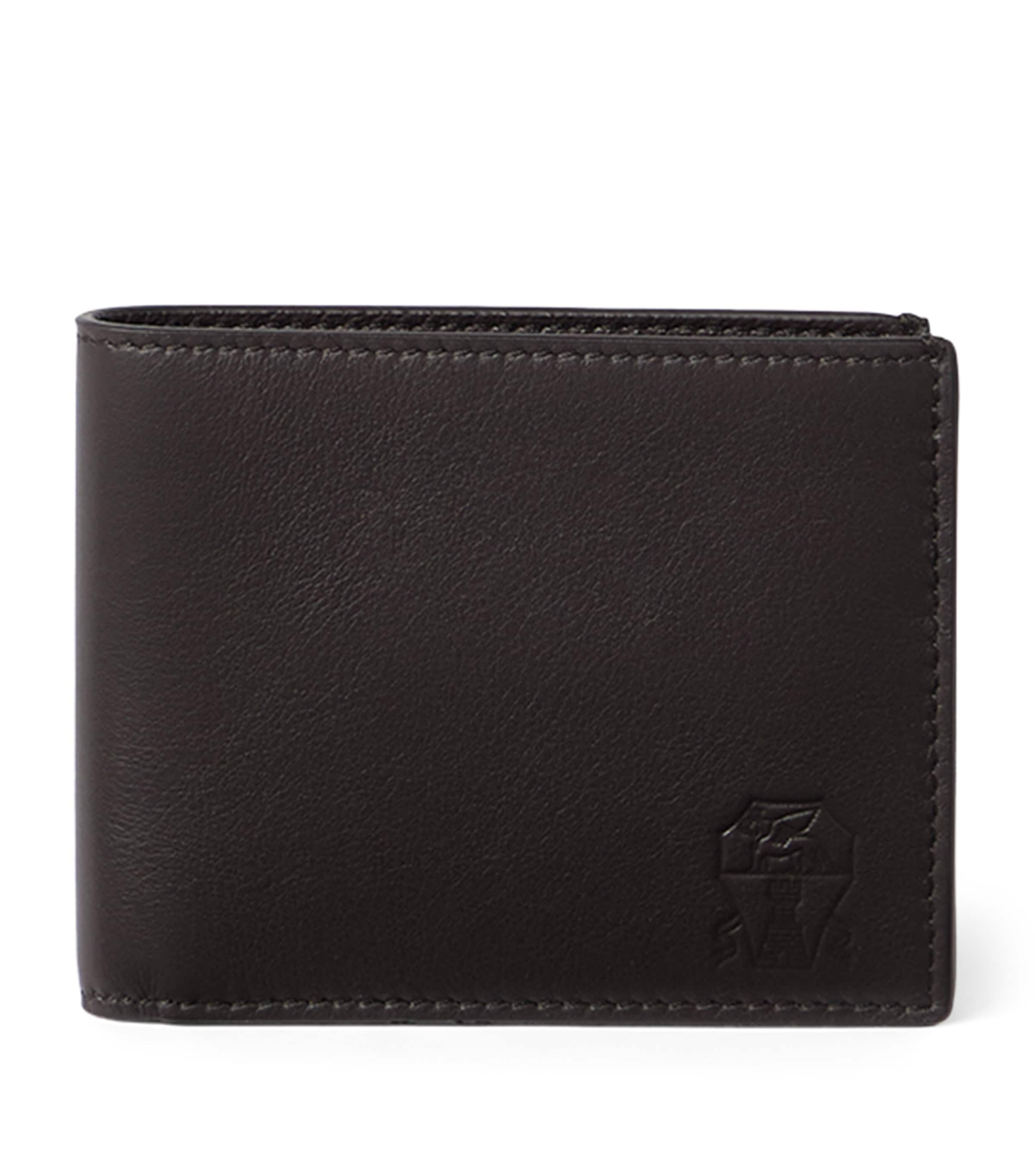 AMI Paris Black Grained Leather Paris Card Holder | Harrods US