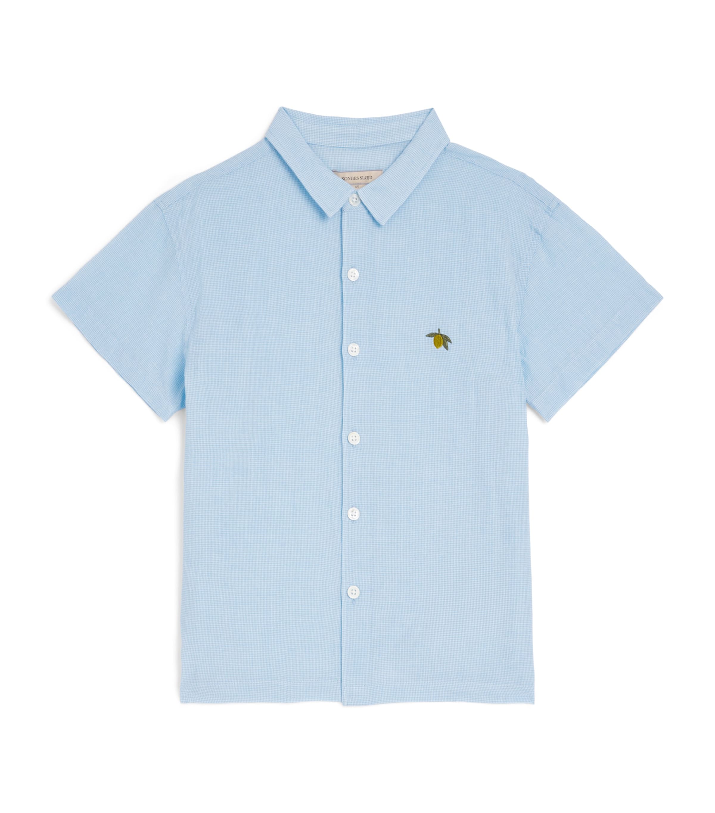 KONGES SLOJD Organic Cotton Fran Shirt (9 Months - 10 Years) Blue