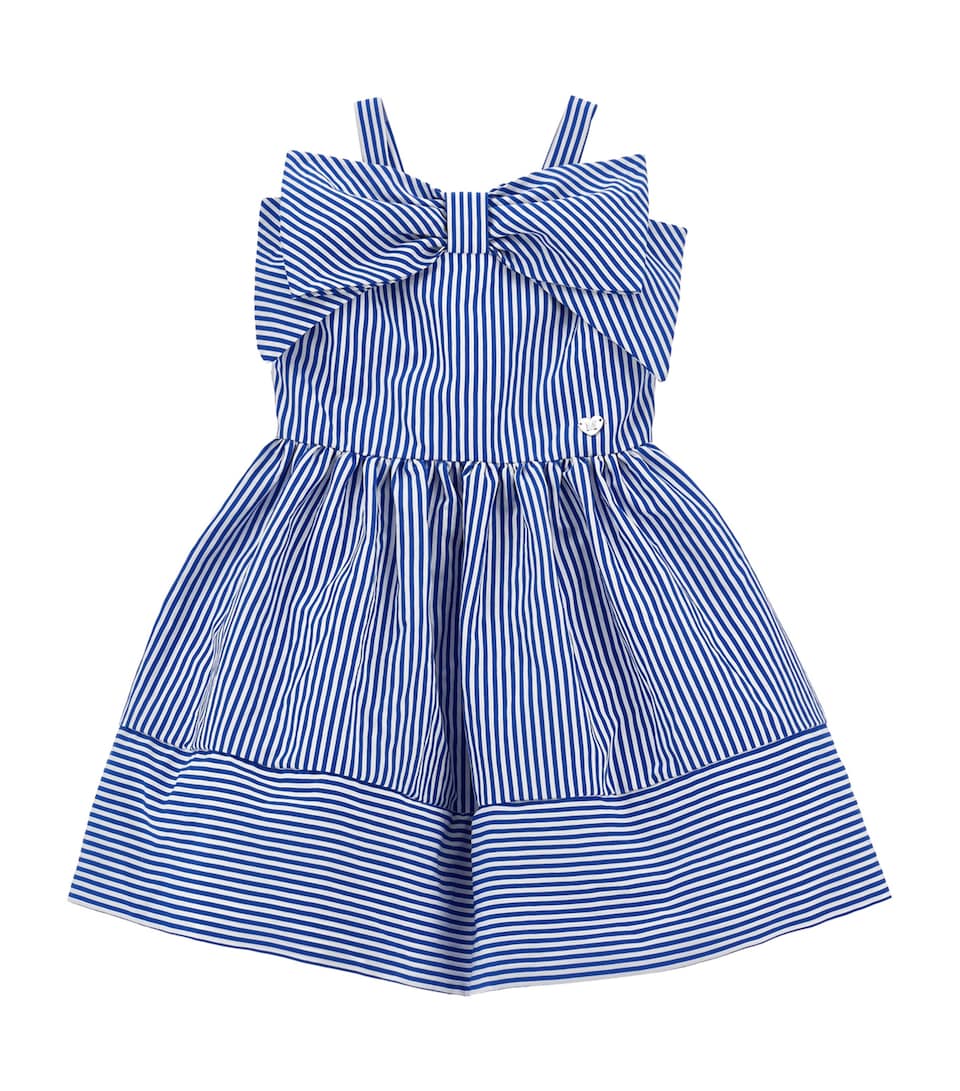 Stripe Bow-Detail Dress (2-12 Years)