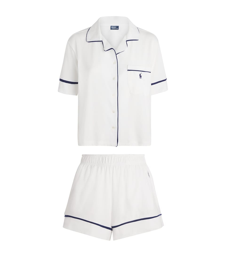 Cotton-Blend Short Pyjama Set