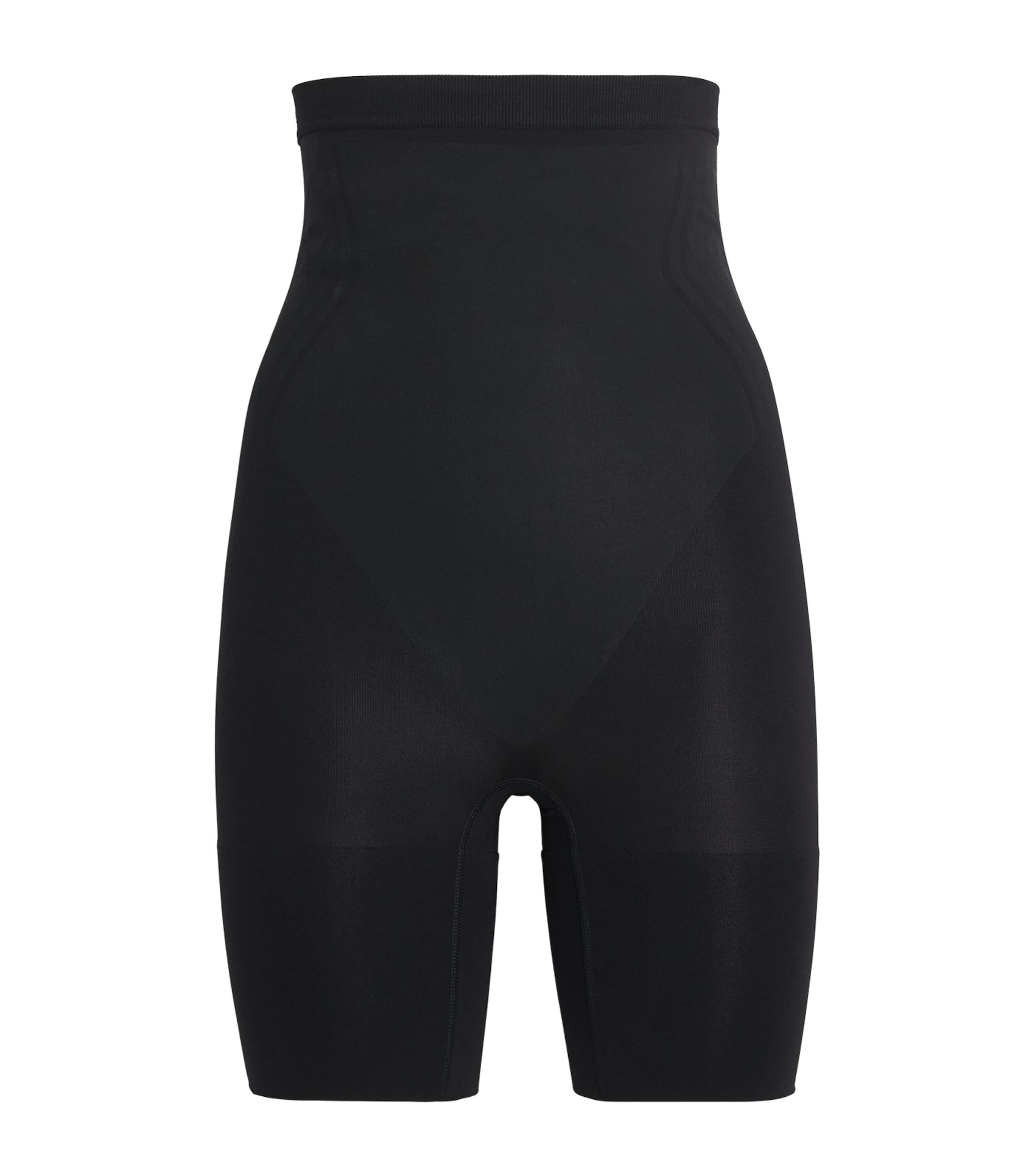 SPANX Womens SPANXsculpt GoFigure High-Waist Mid-Thigh Shorts Very Black