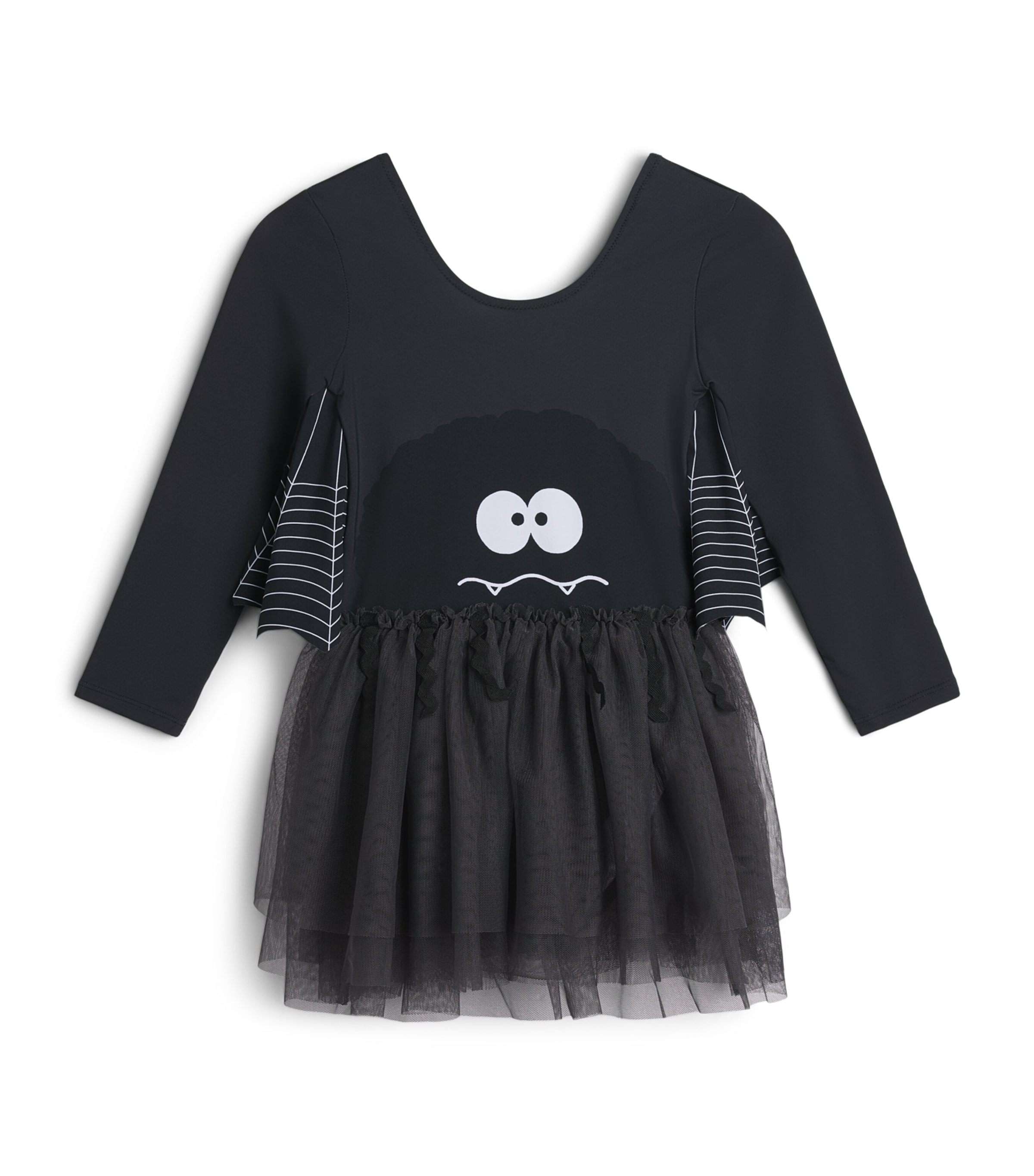 Stella McCartney Kids Stretch-Jersey Spider Dress (3-12 Years) Nero