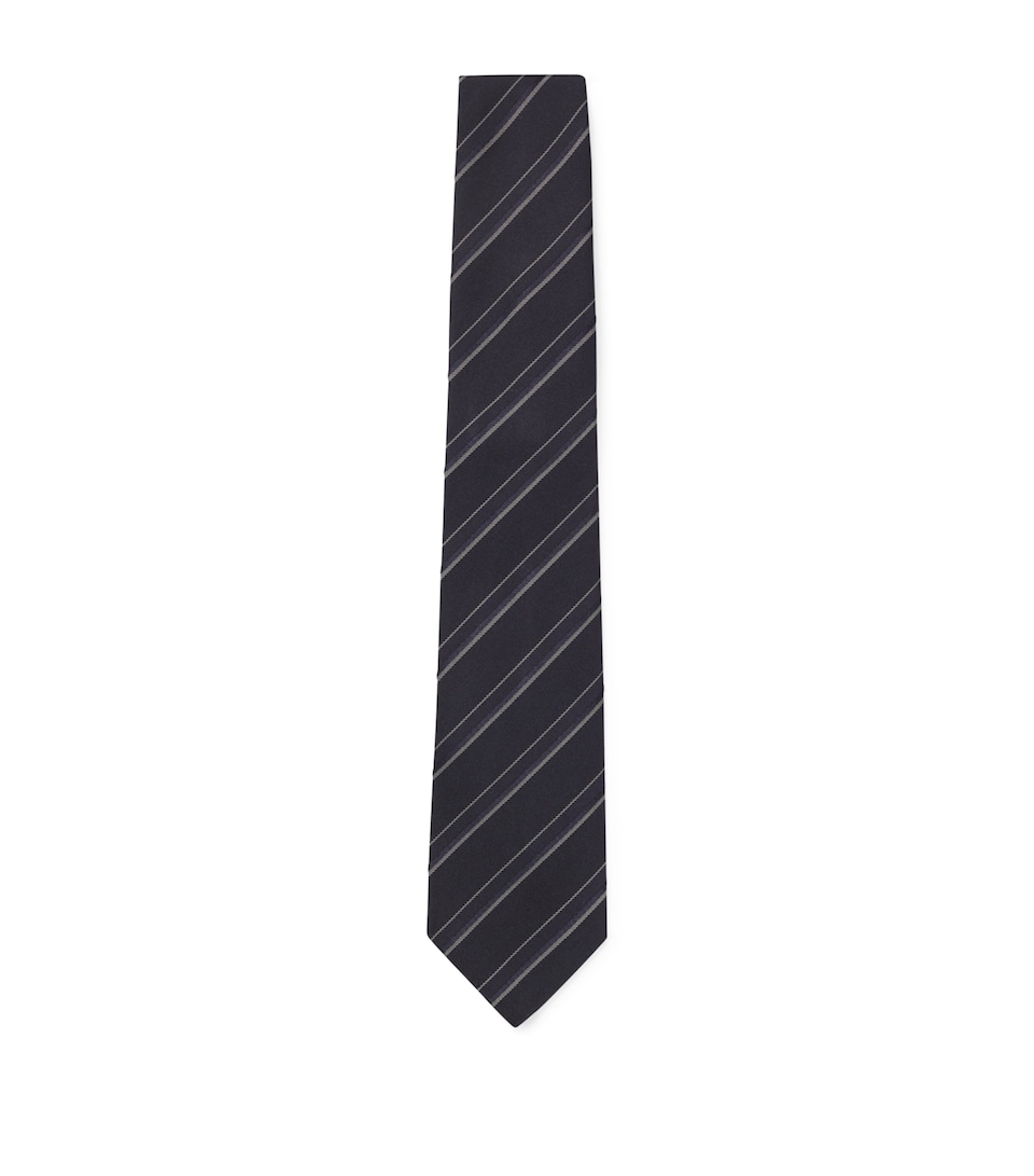 BOSS Silk-Blend Striped Tie