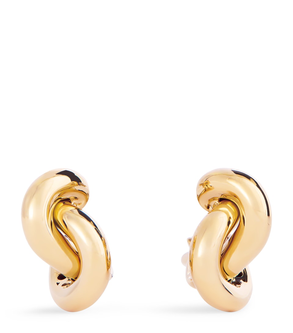 Small Yellow Gold Legacy Knot Earrings
